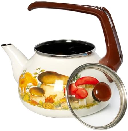 Enameled Aluminum Tea Kettle