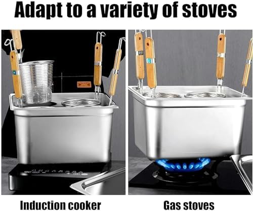 Wzglod Commercial Pasta Cooker Insert Set