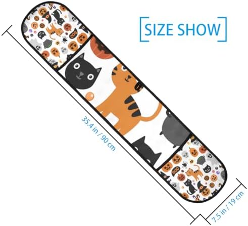 Halloween Double Oven Mitts Heat Resistant Gloves for Cooking Baking Grilling