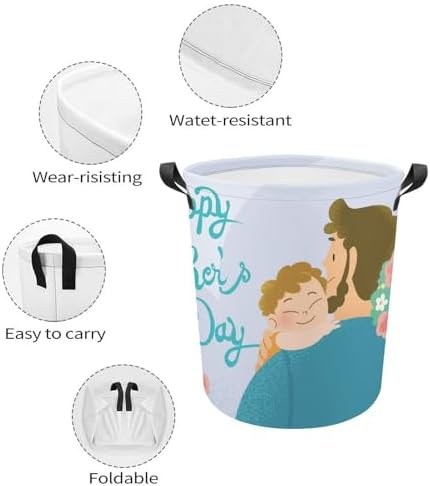 Happy Fathers Day Laundry Hamper