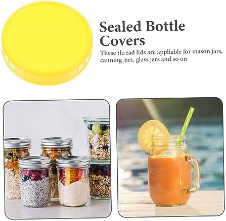 Mikinona Wide Mouth Jar Lid Sealed Durable for Canning Storage