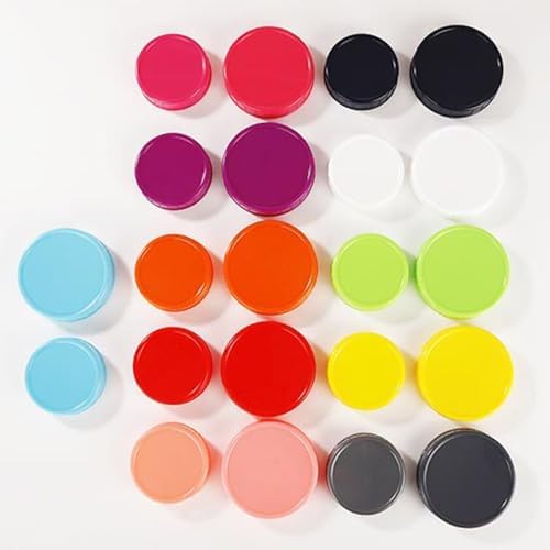 4-Pack Plastic Mason Jar Lids Pink