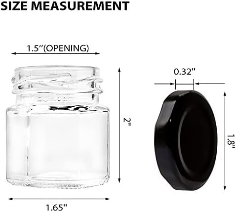 Elegant 15oz Mini Glass Jars for Honey Jam Crafts Gifts