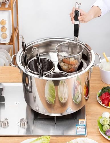 Versatile Pasta Cooker Set with Strainer Basket