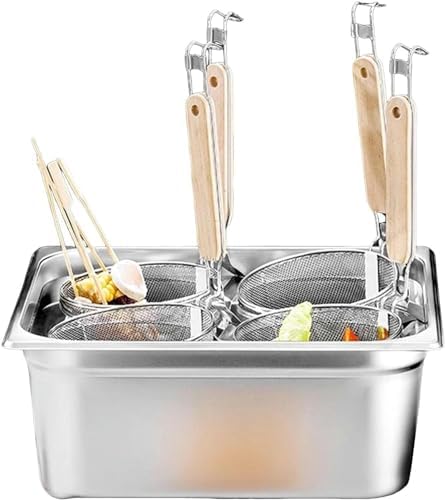 UNbit Multi-Purpose 4-Hole Stainless Steel Pasta Pot Set with Strainer Insert