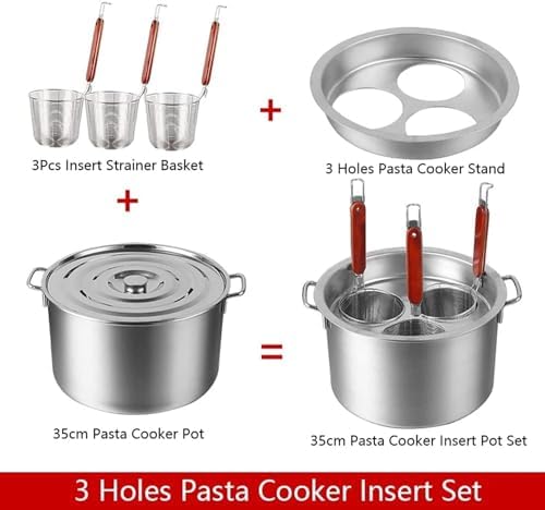 UNbit Stainless Steel Pasta Cooker Set Multi-Purpose