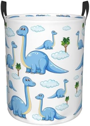 AFHYZY Dinosaur Laundry Hamper Folding Storage Basket with HandlesReusableWeatherproof for Bedroom