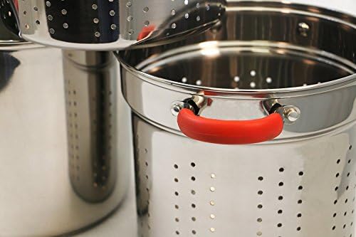 ExcelSteel 8 Qt Multifunction Stainless Steel Pasta Cooker