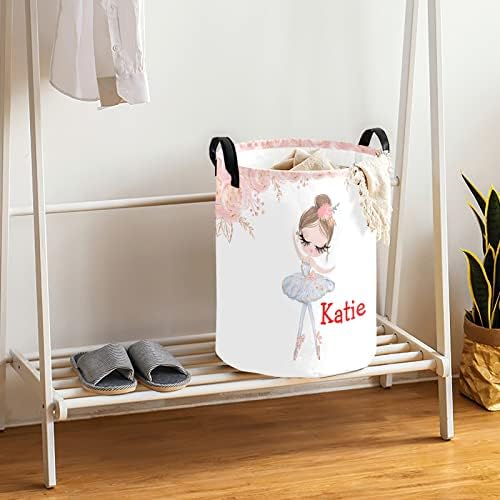 Personalized Ballerina Laundry Basket