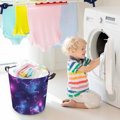 MEIKKO Retro video game laundry hamper with easy carry handles