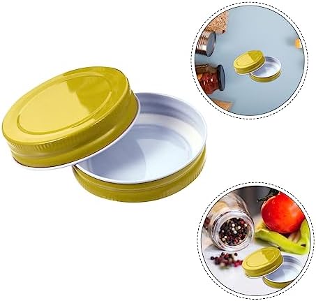 PRETYZOOM 12pcs Mason Jar Lids Canning Lids Wide Mouth