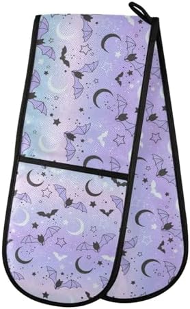 ScareUp Halloween Double Oven Mitt Heat Resistant for Baking BBQ More