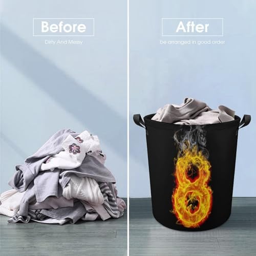 Fire Number 8 waterproof laundry hamper