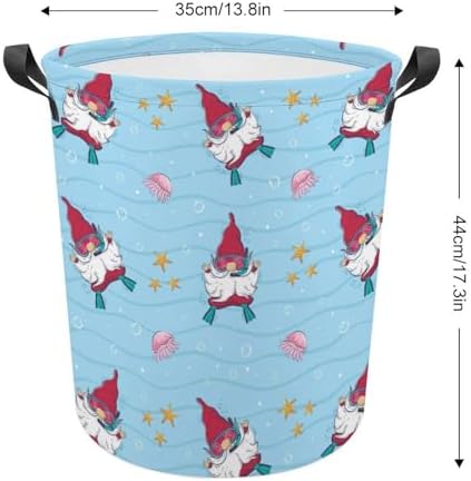 Cartoon Diving Laundry Basket