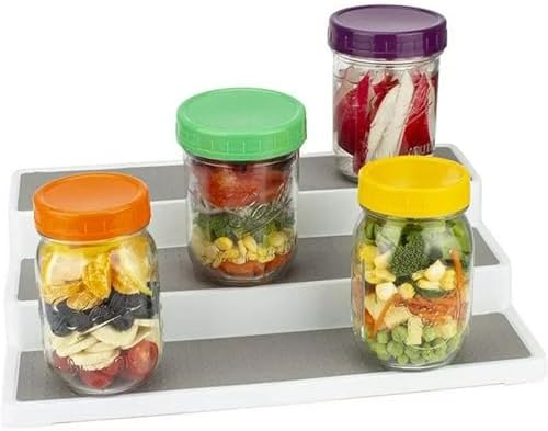 4-Pack Plastic Mason Jar Lids Pink