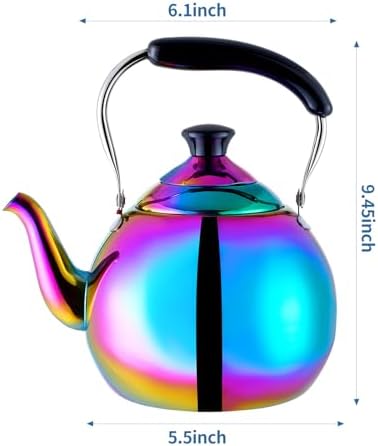 Appetizing whistle durable steel perfect tea kettle