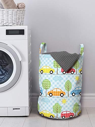 Ambesonne Cartoon Laundry Bag Organizer