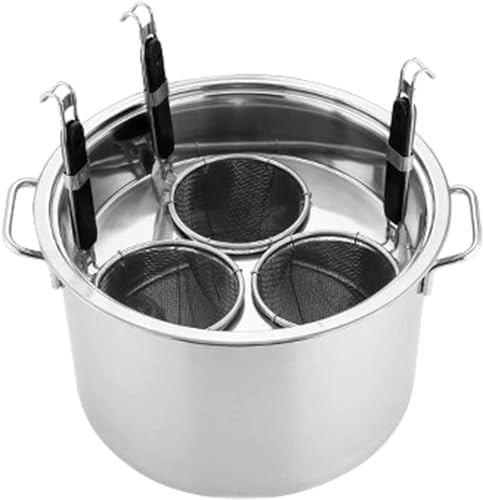 DAOUXIAOSP Pasta Pots 3 Hole Strainer Set