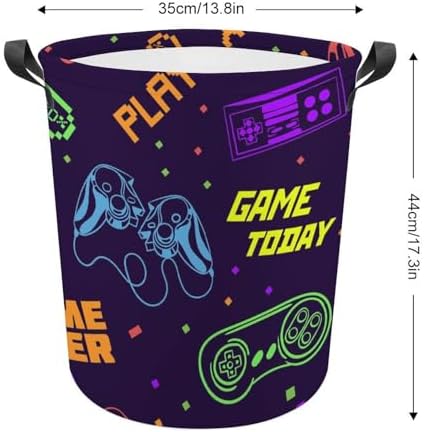 Game Seamoose Patterned Storage Basket for Kids and Adults