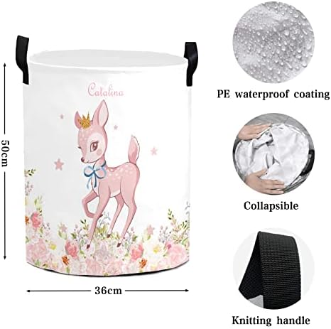 Joyestore Pink Bambi Custom Storage Basket
