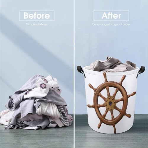 Durable Water resistant Boat Steer Laundry Hamper