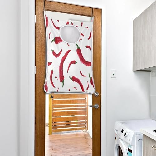 Quick-Access Hanging Laundry Hamper for Space-Saving Storage