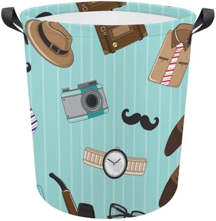Durable Fathers Day Waterproof Mens Laundry Hamper