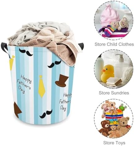 MEIKKO Tie Hat Laundry Hamper for Cleaners and Parents