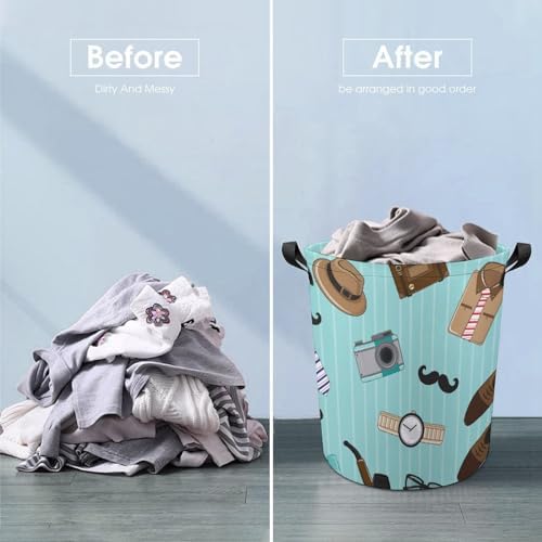 Durable Fathers Day Waterproof Mens Laundry Hamper