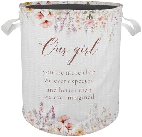 Stylish Baby Girl Laundry Basket with Cute Storage Solutions