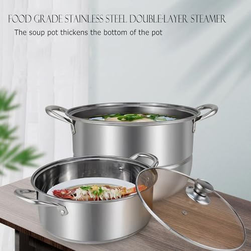 2-in-1 Cooking Pot for Stew Steam