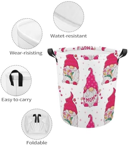 MEIKKO Collapsible Laundry Hamper for Family Storage
