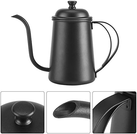 Stainless Steel 650ML Gooseneck Durable Elegant Coffee Kettle