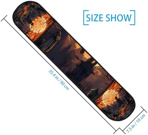 Happy Halloween Bat Oven Mitts Heat Resistant Non-Slip Double Oven Mitts