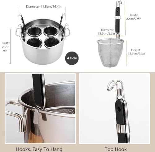 UNbit Stainless Steel Multi-Functional Pasta Cooker Set