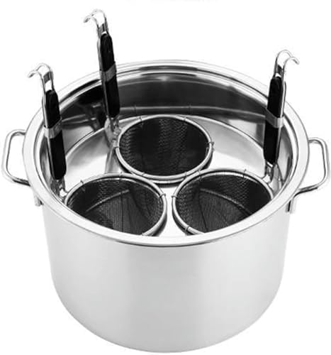 Stainless Steel Home Kitchen Pasta Pot with Colander and Divider Set