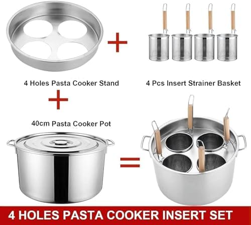 Stainless Steel Pasta Pot Set for Cooking
