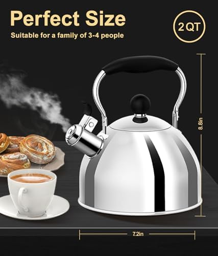 Whistling 2-Quart Tea Kettle
