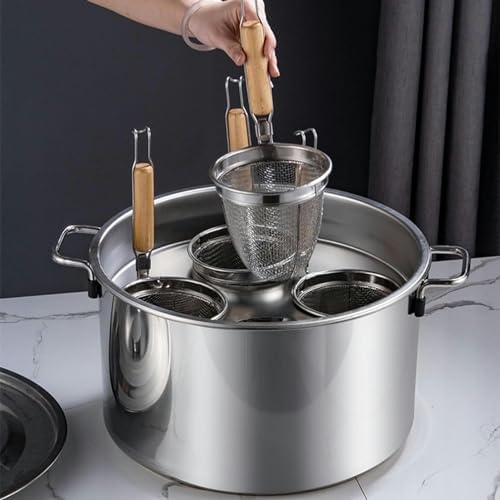 AttreX 40Cm Stainless Steel Pasta Pot with Basket