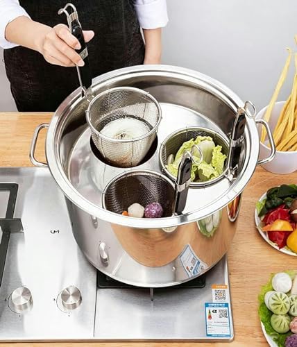 Exceptional Quality 3 Holes Stainless Steel Pasta Cooker for Home Kitchen