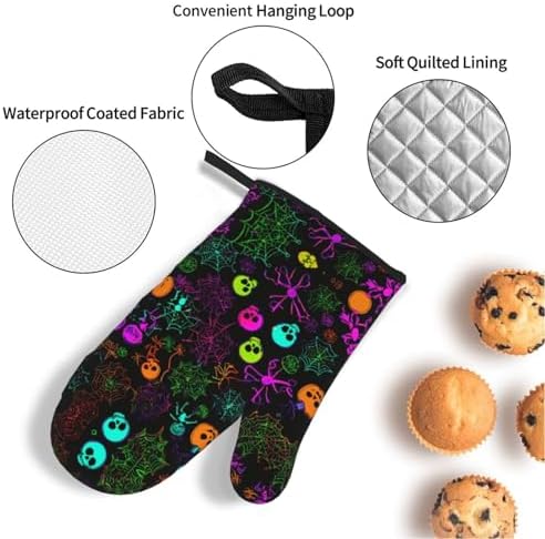 Halloween Oven Mitts Pot Holders Set