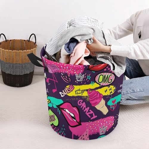 Cool Lips Ice Cream Laundry Hamper - Easy Storage Solution