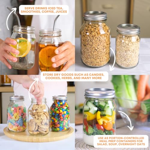FastRack 32 oz Mason Jars