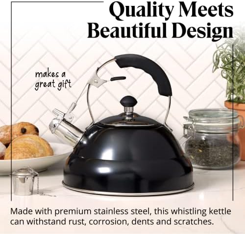 Willow Everett Whistling Tea Kettle - 275 Quart Stovetop