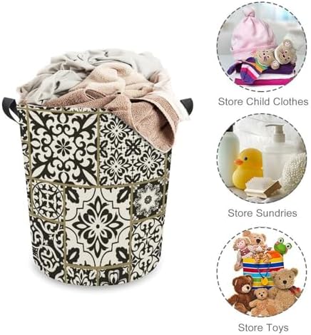 Patchwork Tile Talavera Retro Laundry Hamper