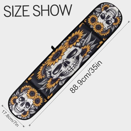 Halloween Skull Thermal Oven Mitts for Cooking Baking