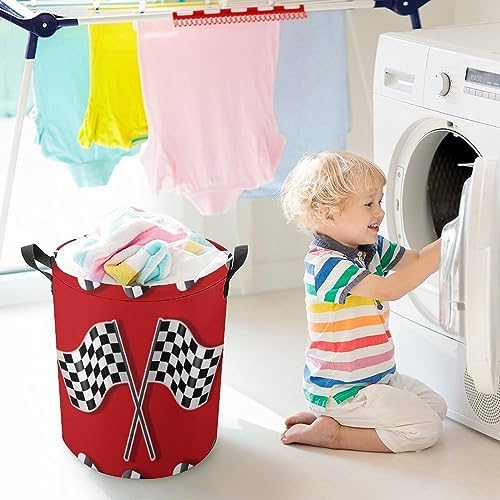 Race Car Racing Foldable Laundry Basket