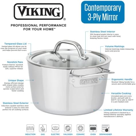 Viking 3-Ply Pots and Pans Set