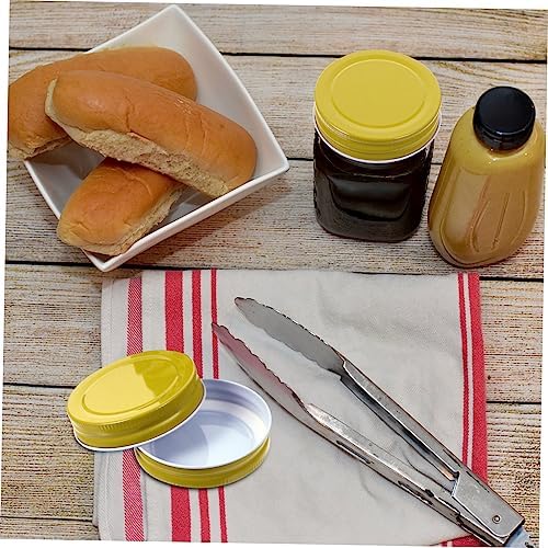 PRETYZOOM 12pcs Mason Jar Lids Canning Lids Wide Mouth