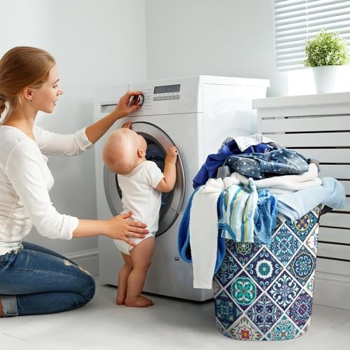 MEIKKO Patchwork Laundry Basket